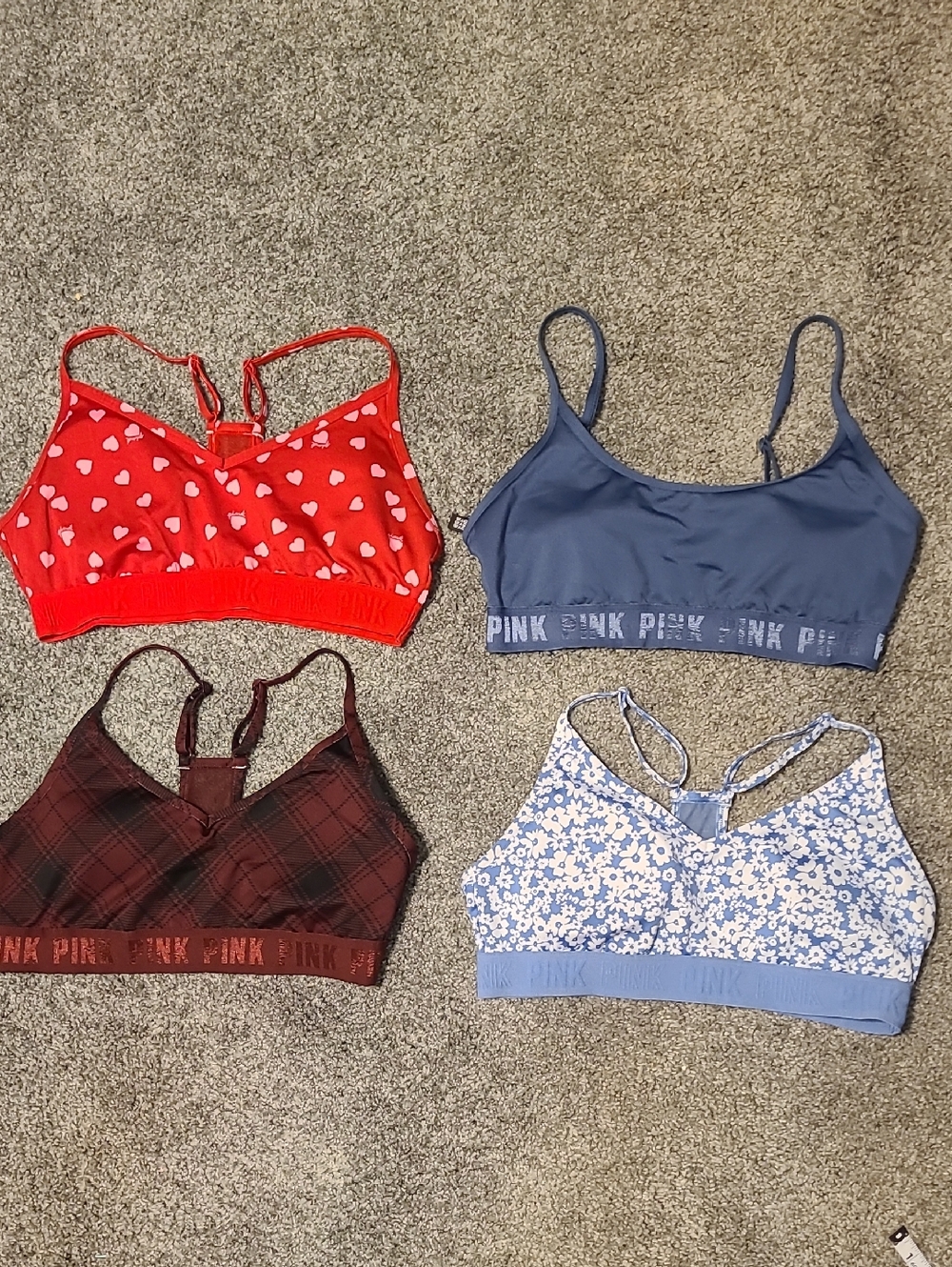 PINK Victoria's Secret Women's Light Support Bralette Set